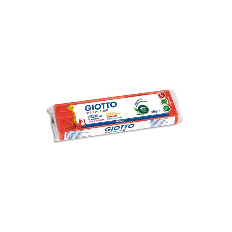 GIOTTO Pâte à modeler Patplume 350g / Rouge Vermillon