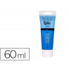 Peinture acrylique liderpapel tube en plastique de 60 ml coloris bleu