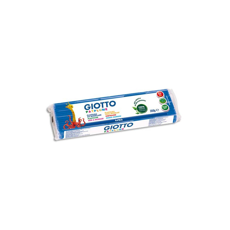 GIOTTO Pâte à modeler Patplume 350 g de couleur Bleu clair