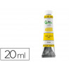 Peinture a l huile liderpapel tube en aluminium de 20 ml coloris jaune citron