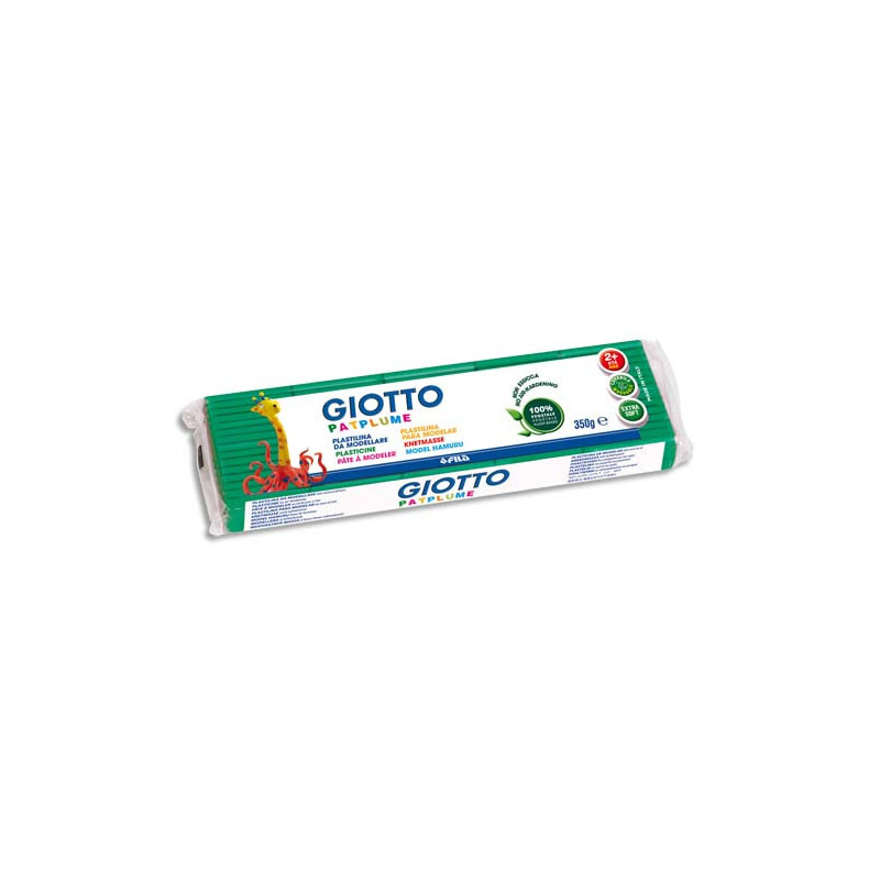 GIOTTO Pâte à modeler Patplume 350 g / Vert Foncé