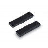 Cassette encrage trodat 6/4916 pour tampon encreur printy coloris noir pack 2 unites