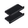 Cassette encrage trodat 6/4915 pour tampon encreur printy coloris noir pack 2 unites