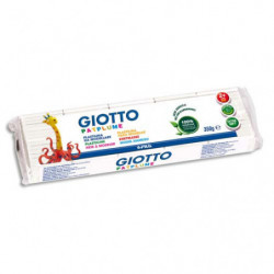 GIOTTO Pâte à modeler Patplume 350 g / Blanc