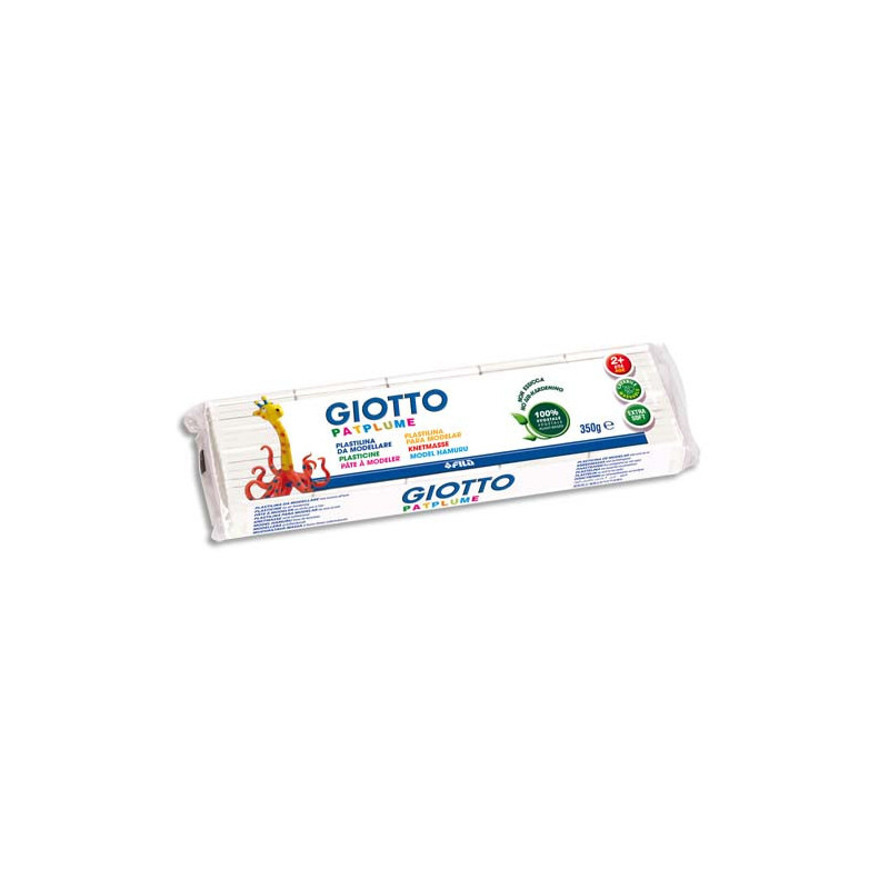 GIOTTO Pâte à modeler Patplume 350 g / Blanc