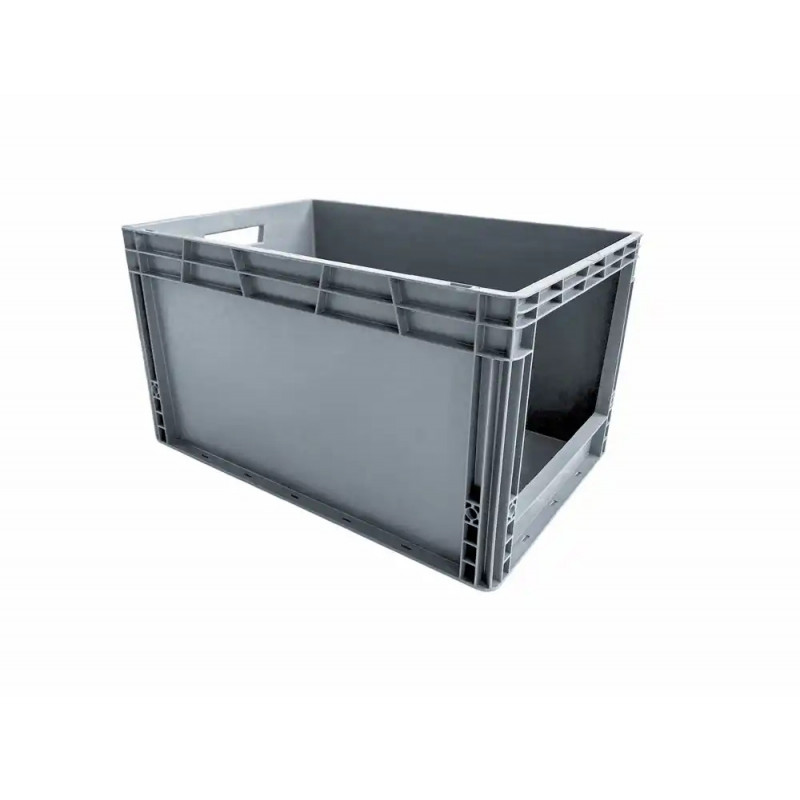 Bac picking viso a ouverture pp gerbable capacite 65l coloris gris