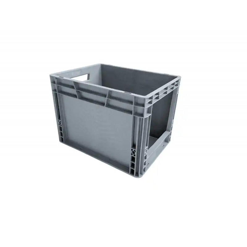 Bac picking viso a ouverture pp gerbable capacite 25l coloris gris
