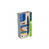Roller pilot frixion ball plus green pack encre gel bleue effacable retractable pointe moyenne 10 unites + 10