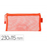Pochette zip liderpapel multiusage format ticket 230x115mm fermeture eclair polyester transpirable