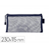 Pochette zip liderpapel multiusage format ticket 230x115mm fermeture eclair polyester transpirable