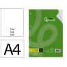 Feuillet mobile liderpapel a4 perfore uni 75g marge 4 trous paquet 100 feuilles