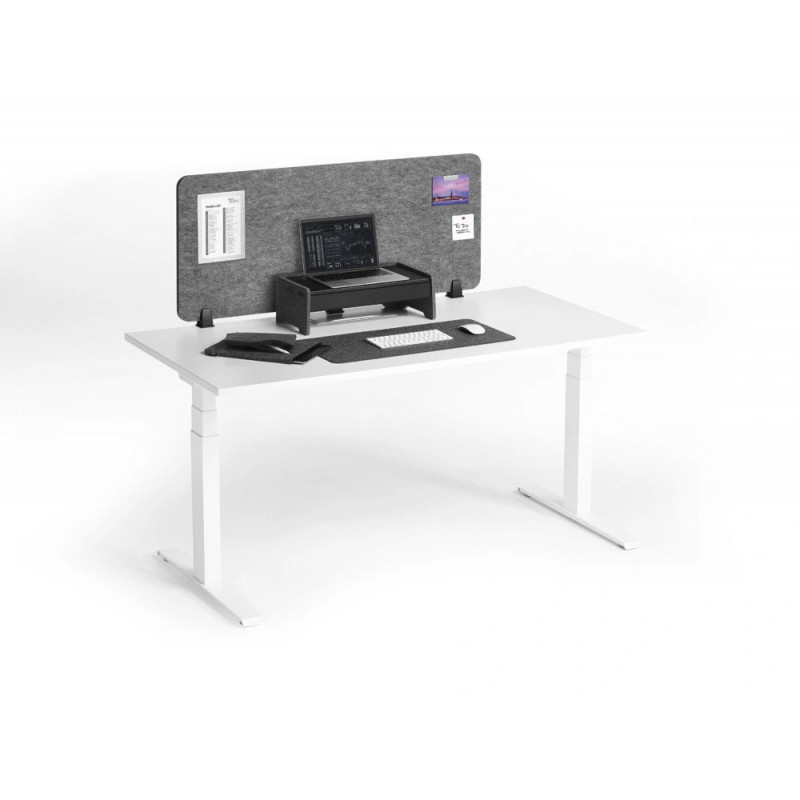 Separateur bureau durable effect 120 couleur anthracite