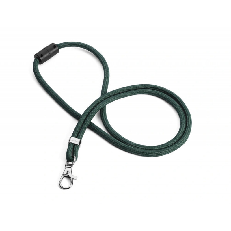 Cordon textile durable recycle fermeture securite 46cm coloris vert