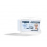 Porte-badge durable rexycle 2 cartes de securite 54x85mm avec encoche coloris transparent
