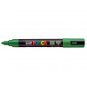 Marqueur posca pc5m peinture base eau inodore tout support pointe moyenne trait 1,8-2,5mm coloris vert sapin