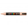 Marqueur posca pc5m peinture base eau inodore tout support pointe moyenne trait 1,8-2,5mm coloris rose poudre