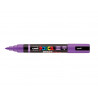 Marqueur posca pc5br peinture base eau inodore tout support pointe moyenne brush coloris violet