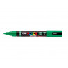 Marqueur posca pc5br peinture base eau inodore tout support pointe moyenne brush coloris vert fonce