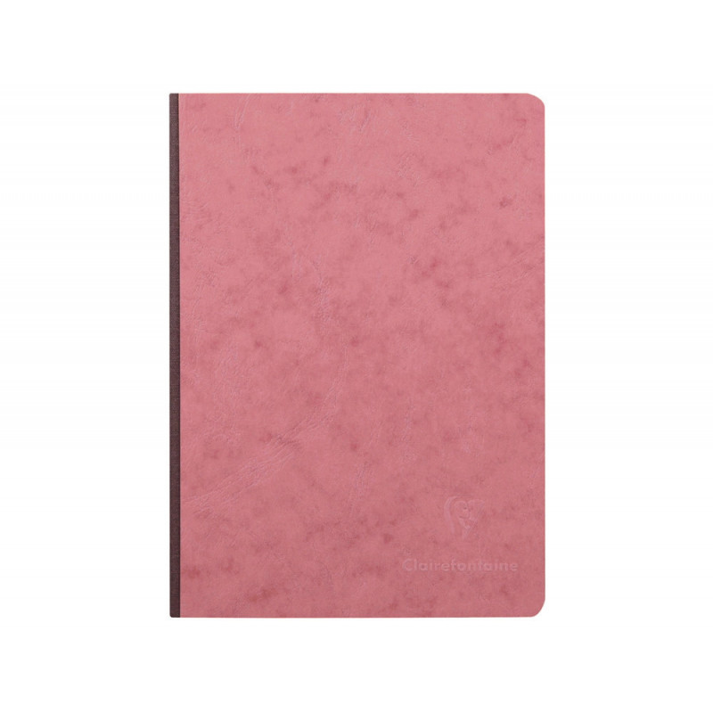 Carnet brochure clairefontaine age bag nomaddict a5 14,8x21cm 192 pages 5x5 coloris rose