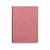 Carnet brochure clairefontaine age bag nomaddict a5 14,8x21cm 192 pages 5x5 coloris rose