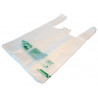 Sac dechets compostable alfapac bretelles 13 microns 7l resistance 1,5kg 380x450mm coloris naturel 1500 unites