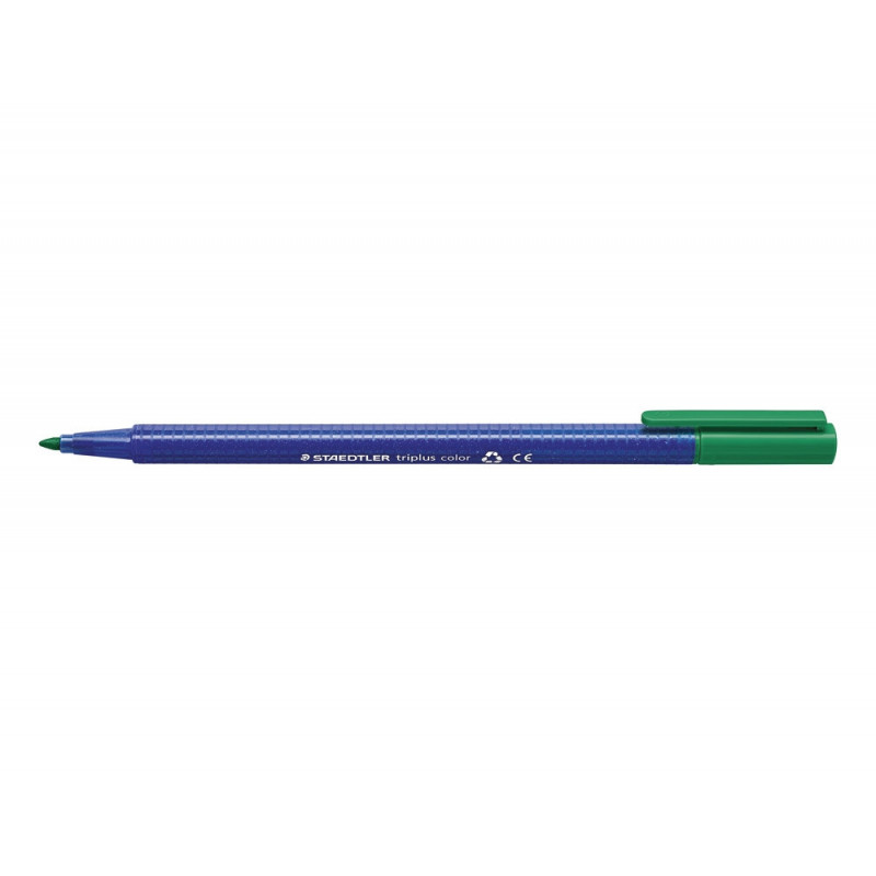Feutre coloriage staedtler triplus color 323 encre dry safe pointe bloquee corps triangulaire trait 1mm