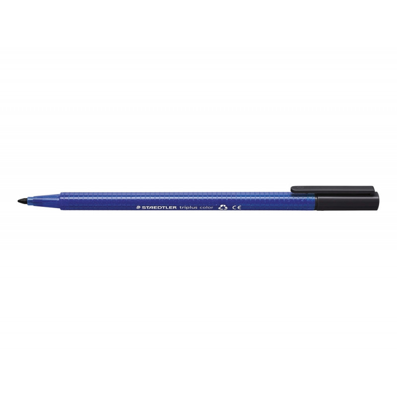 Feutre coloriage staedtler triplus color 323 encre dry safe pointe bloquee corps triangulaire trait 1mm