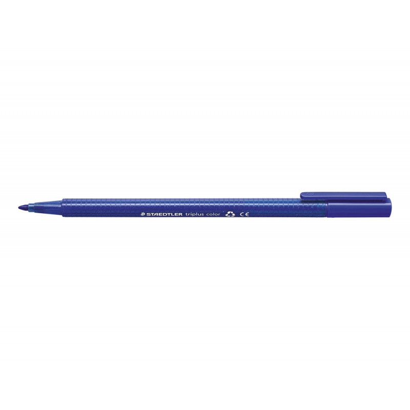 Feutre coloriage staedtler triplus color 323 encre dry safe pointe bloquee corps triangulaire trait 1mm