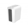 Destructeur fellowes lx65 coupe croisee 4x40mm 10f securite p-4 corbeille 22l coloris blanc