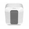 Destructeur fellowes lx25 coupe croisee 4x37mm 6f securite p-4 corbeille 11,5l coloris blanc