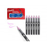 Marqueur sharpie creatif pointe pinceau trait min 1,2mm encre acrylique coloris rose