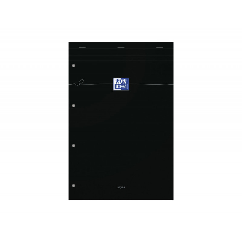 Bloc oxford smart intense agrafe 4 trous 210x315mm 160p optikp. seyes +tag