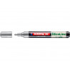 Marqueur edding 50 ecoline peinture base eau pointe ogive 2/3mm coloris argent