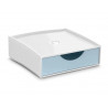 Tiroir rangement cep first ps 186x185x64mm coloris bleu pale