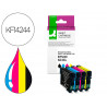 Cartouche q-connect jet d'encre compatible epson 604xl couleur noir/cyan/magenta/jaune pack