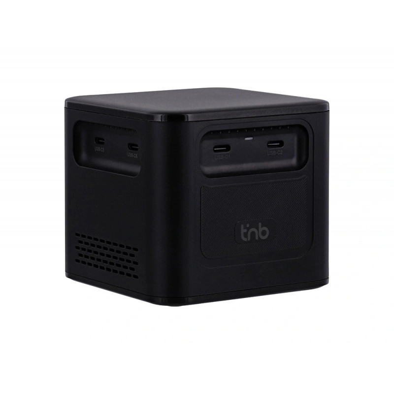 Station de charge t'nb pd 3.1 380w 8 ports charge coloris noir