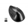 Souris q-connect optique sans fil ergonomique vertical dpi 800/1200/1600 batterie rechargeable coloris noir