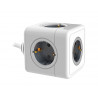 Multiprise q-connect power cube 5 en 1 cable 1,4m 5 prises courant 75x75x112 mm