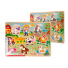 Puzzle enfant imaginovo ferme bois +18 mois 9 pieces 30x22,5x1,5 cm