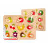 Puzzle enfant imaginovo fruits bois +18 mois 10 pieces 30x22,5x1,5 cm