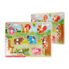 Puzzle enfant imaginovo animaux bois +18 mois 9 pieces 30x22,5x1,5 cm