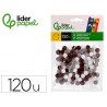 Pompons de couleur liderpapel diametre 1cm coloris nuances neutres assortis sachet 120 unites
