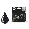 Cartouche hp jet d'encre 308 7fp21ue coloris noir 160 pages