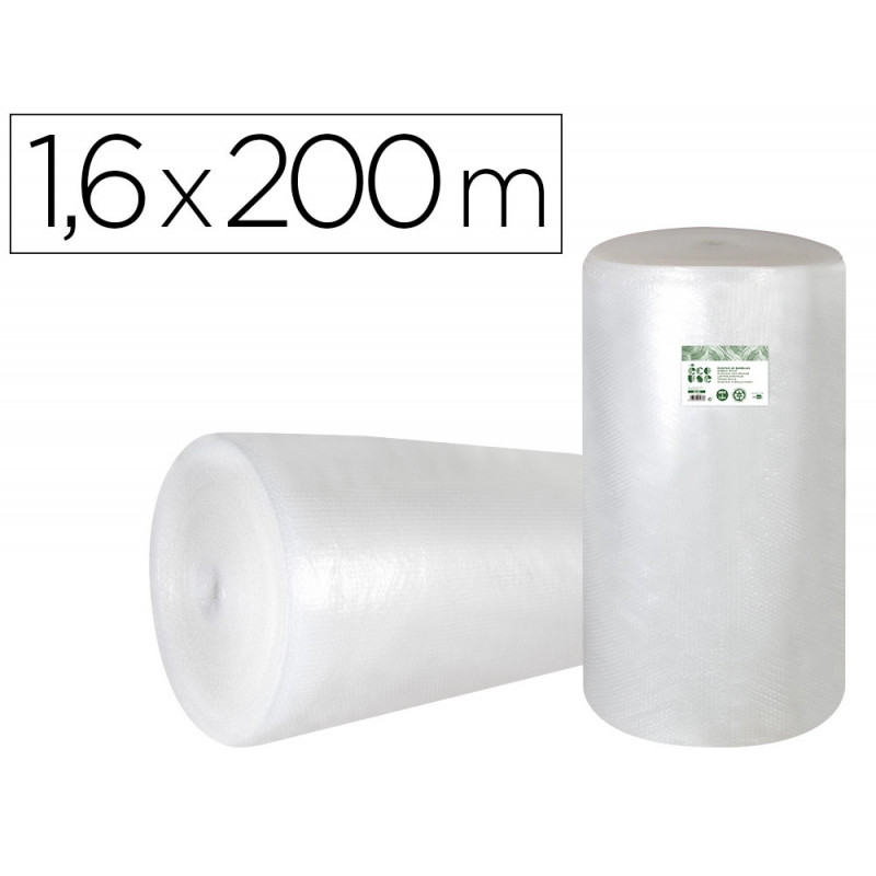 Film a bulles liderpapel ecouse 30% plastique recycle 30g/m2 rouleau 1,60x200m