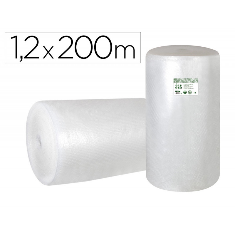 Film a bulles liderpapel ecouse 30% plastique recycle 30g/m2 rouleau 1,20x200m