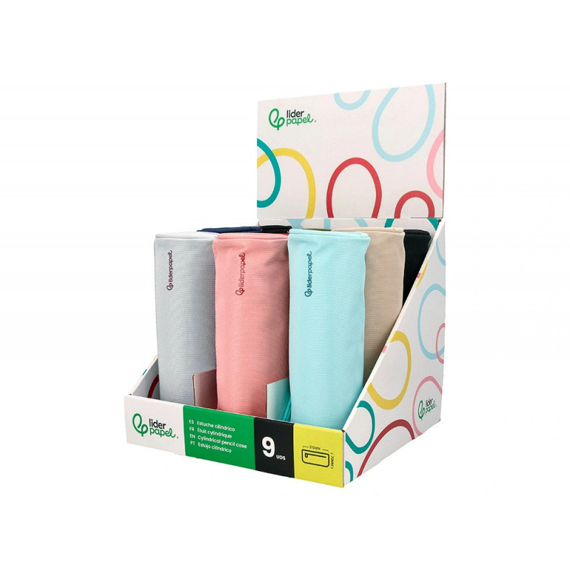 Presentoir liderpapel fourre-tout ronds 9 unites