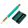 Roller belius wild west aluminium encre noire coloris vert dore boite design