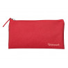 Fourre-tout liderpapel plat 1 compartiment 20x10cm coloris rouge