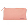 Fourre-tout liderpapel plat 1 compartiment 20x10cm coloris rose peche