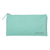 Fourre-tout liderpapel plat 1 compartiment 20x10cm coloris vert amande